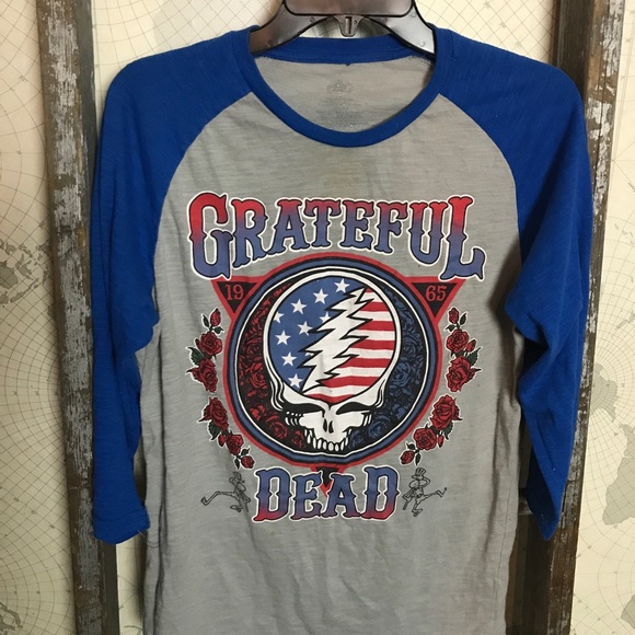 grateful dead baseball shirt